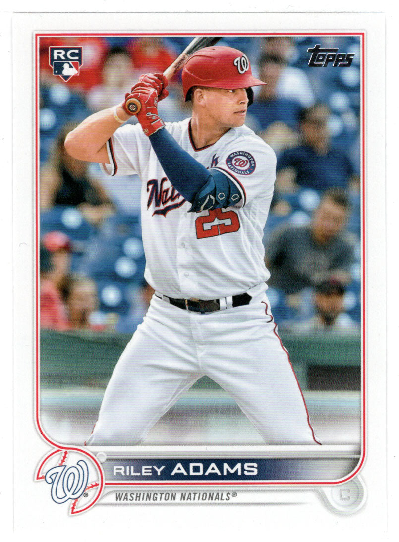 Riley Adams RC - Washington Nationals (MLB Baseball Card) 2022 Topps # 158 Mint