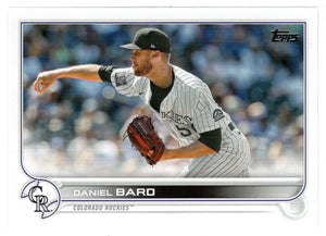 Daniel Bard - Colorado Rockies (MLB Baseball Card) 2022 Topps # 167 Mint