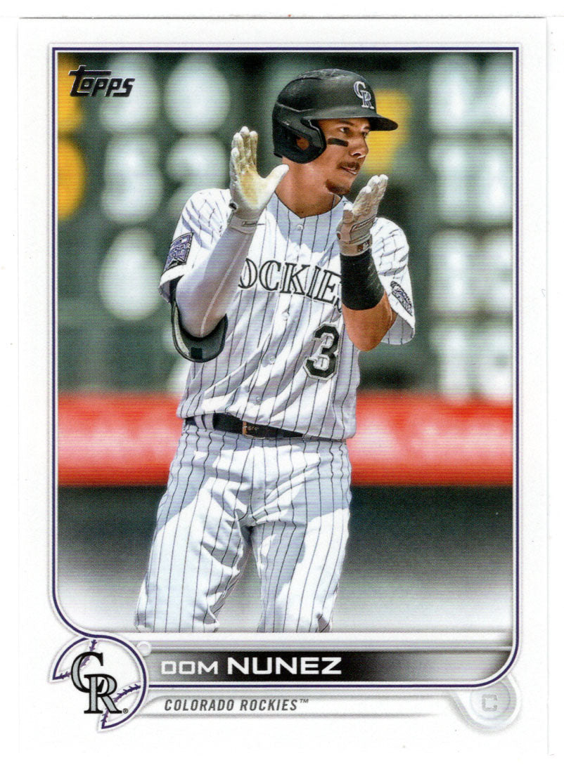 Dom Nunez - Colorado Rockies (MLB Baseball Card) 2022 Topps # 193 Mint