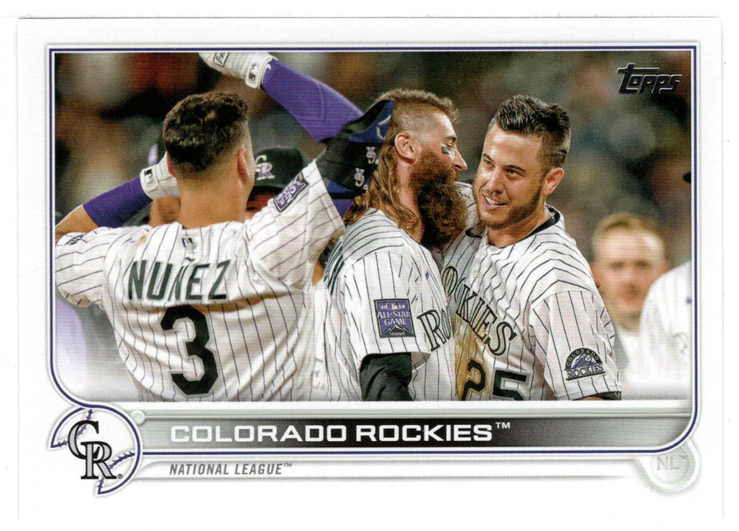 Colorado Rockies - Team Stats (MLB Baseball Card) 2022 Topps # 222 Mint