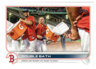 Xander Bogaerts - Christian Vazquez - Boston Red Sox - Double Bath (MLB Baseball Card) 2022 Topps # 229 Mint