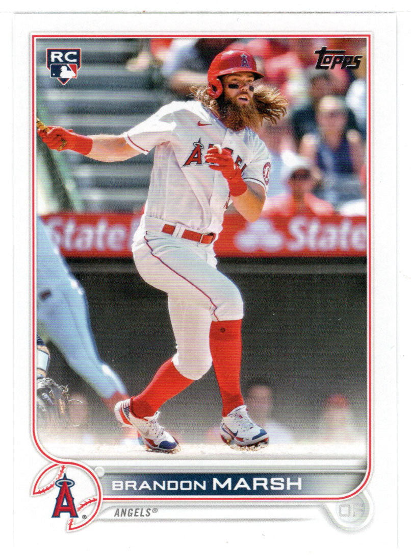 Brandon Marsh RC - Los Angeles Angels (MLB Baseball Card) 2022 Topps # 243 Mint