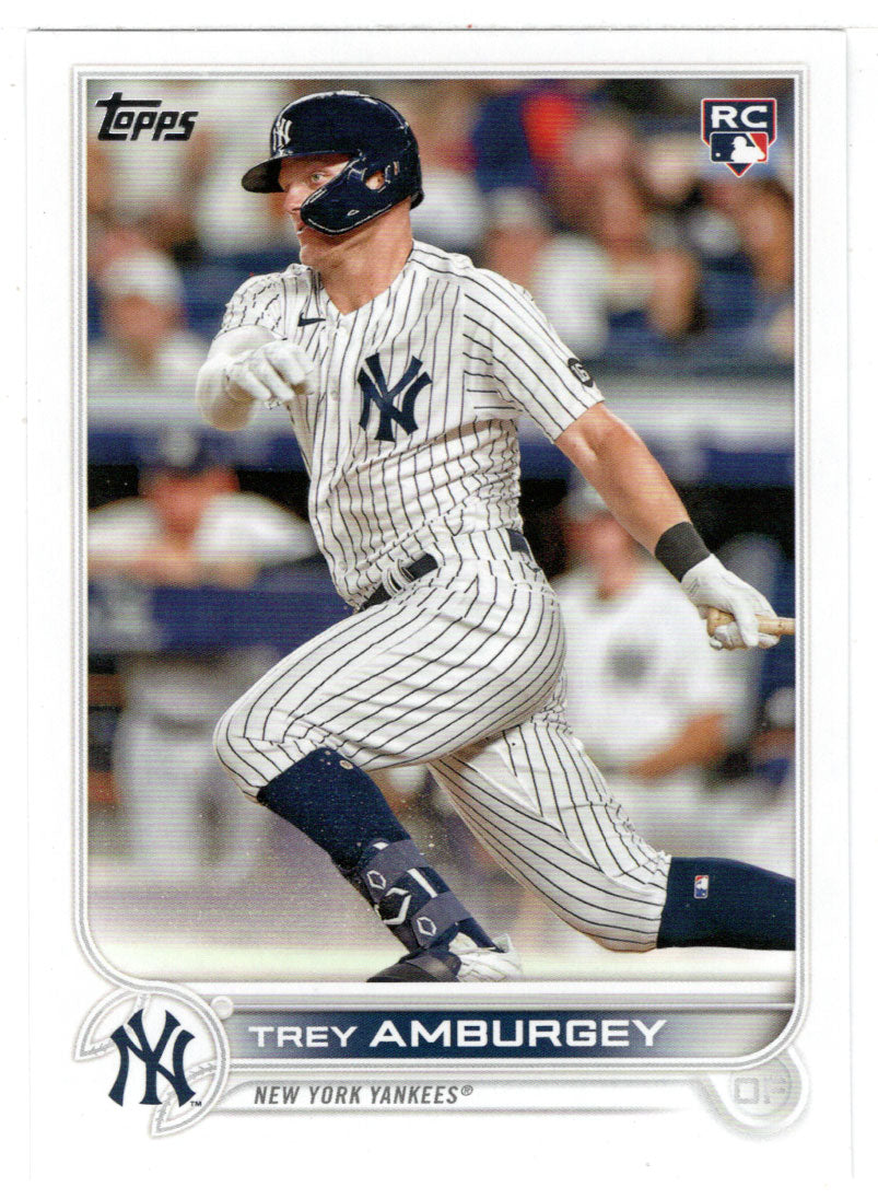 Trey Amburgey RC - New York Yankees (MLB Baseball Card) 2022 Topps # 263 Mint