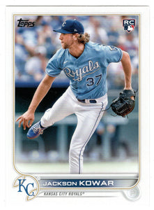 Jackson Kowar RC - Kansas City Royals (MLB Baseball Card) 2022 Topps # 264 Mint