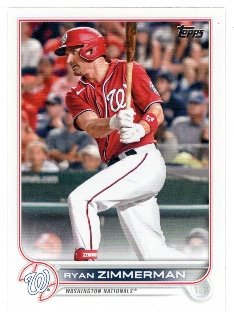 Ryan Zimmerman - Washington Nationals (MLB Baseball Card) 2022 Topps # 296 Mint