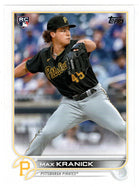 Max Kranick RC - Pittsburgh Pirates (MLB Baseball Card) 2022 Topps # 325 Mint