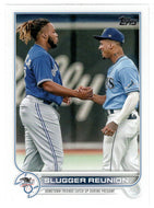 Vladimir Guerrero Jr. - Wander Franco - Slugger Reunion (MLB Baseball Card) 2022 Topps # 329 Mint