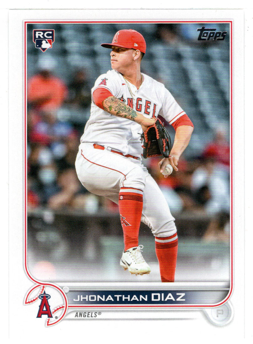 Jhonathan Diaz RC - Los Angeles Angels (MLB Baseball Card) 2022 Topps # 332 Mint