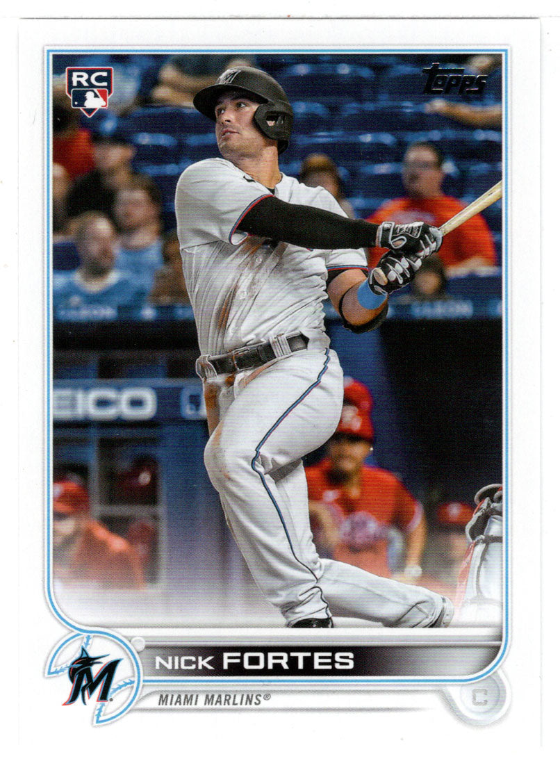 Nick Fortes RC - Miami Marlins (MLB Baseball Card) 2022 Topps # 333 Mint