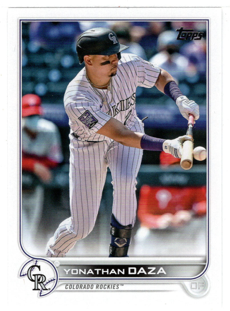 Yonathan Daza - Colorado Rockies (MLB Baseball Card) 2022 Topps # 335 Mint
