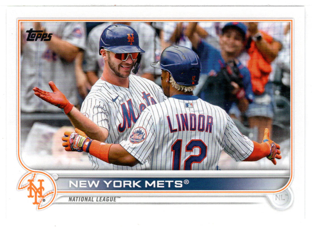 New York Mets - Team Stats (MLB Baseball Card) 2022 Topps # 341 Mint