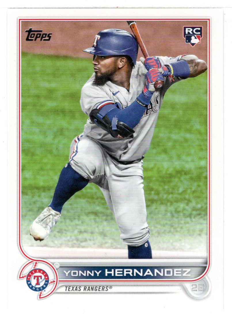 Yonny Hernandez RC - Texas Rangers (MLB Baseball Card) 2022 Topps # 363 Mint