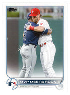 Wander Franco - Bryce Harper - MVP Meets Rookie (MLB Baseball Card) 2022 Topps # 367 Mint