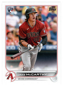 Jake McCarthy RC - Arizona Diamondbacks (MLB Baseball Card) 2022 Topps # 370 Mint