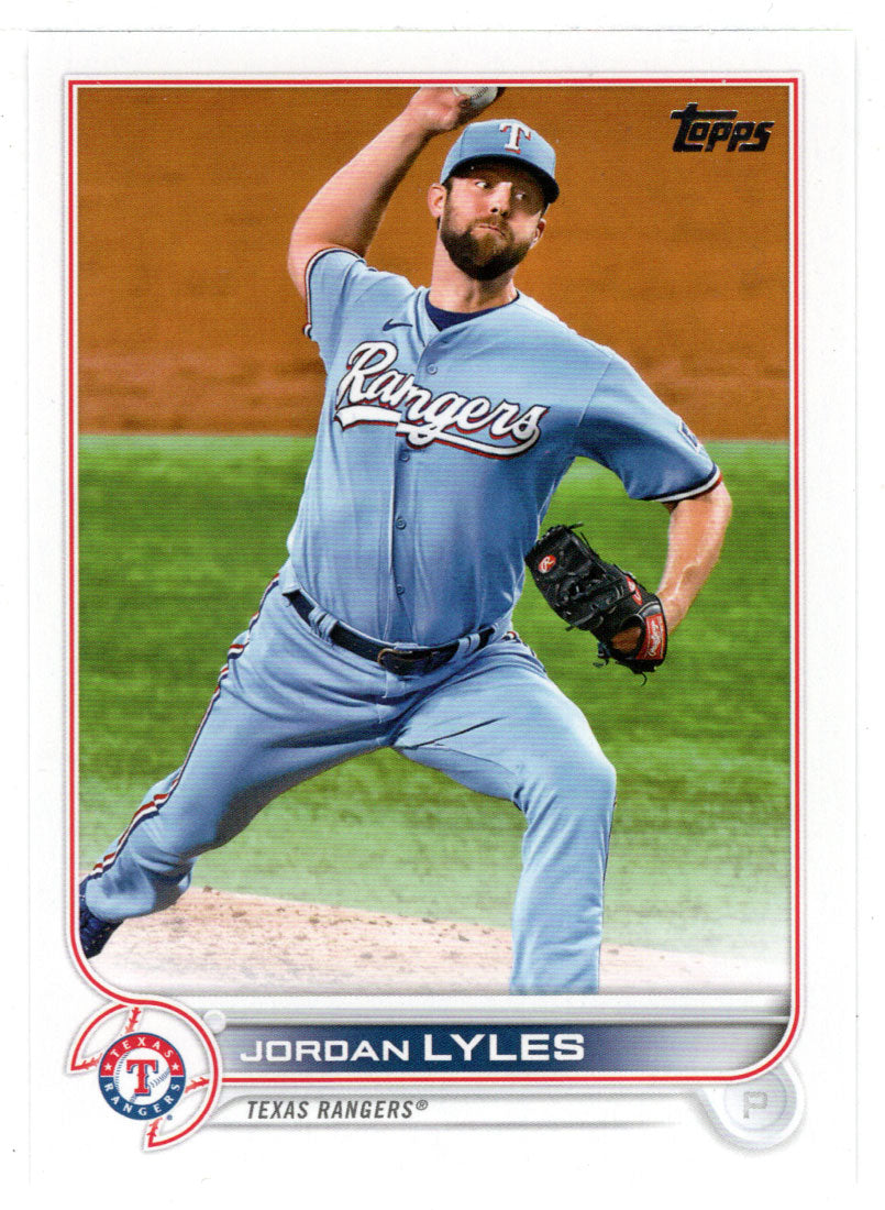 Jordan Lyles - Texas Rangers (MLB Baseball Card) 2022 Topps # 376 Mint
