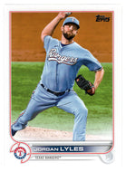 Jordan Lyles - Texas Rangers (MLB Baseball Card) 2022 Topps # 376 Mint