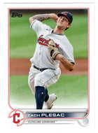 Zach Plesac - Cleveland Guardians (MLB Baseball Card) 2022 Topps # 377 Mint