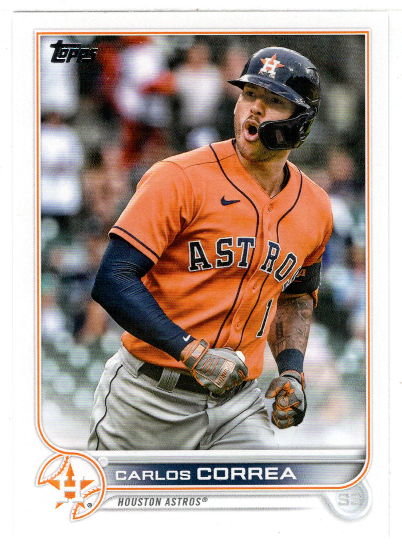 Carlos Correa - Houston Astros (MLB Baseball Card) 2022 Topps # 405 Mint