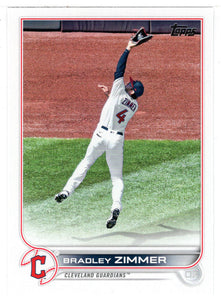 Bradley Zimmer - Cleveland Guardians (MLB Baseball Card) 2022 Topps # 407 Mint