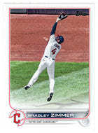 Bradley Zimmer - Cleveland Guardians (MLB Baseball Card) 2022 Topps # 407 Mint
