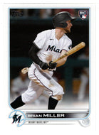 Brian Miller RC - Miami Marlins (MLB Baseball Card) 2022 Topps # 425 Mint