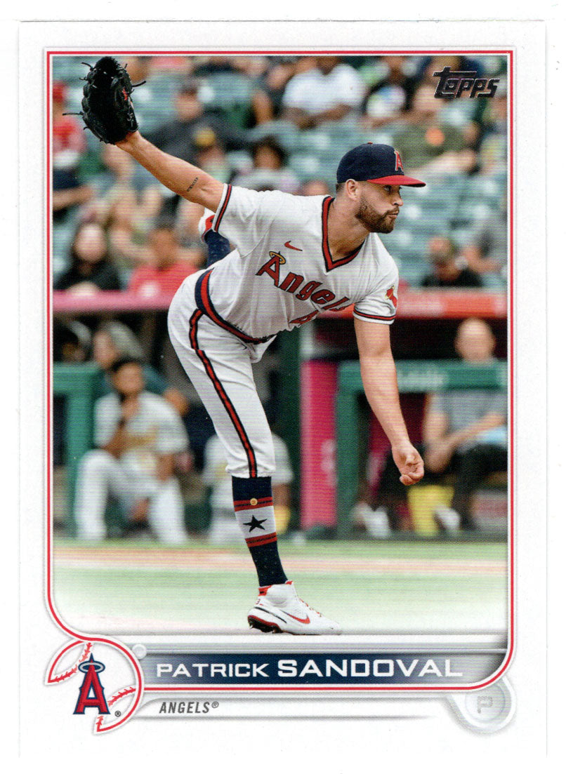 Patrick Sandoval - Los Angeles Angels (MLB Baseball Card) 2022 Topps # 428 Mint