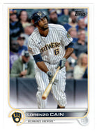 Lorenzo Cain - Milwaukee Brewers (MLB Baseball Card) 2022 Topps # 442 Mint
