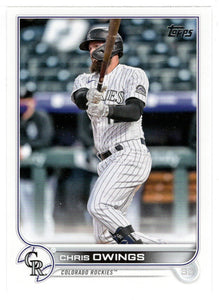 Chris Owings - Colorado Rockies (MLB Baseball Card) 2022 Topps # 462 Mint