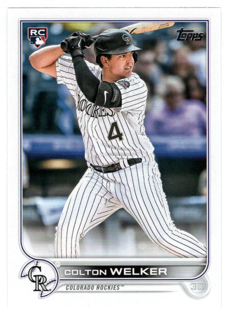 Colton Welker RC - Colorado Rockies (MLB Baseball Card) 2022 Topps # 480 Mint