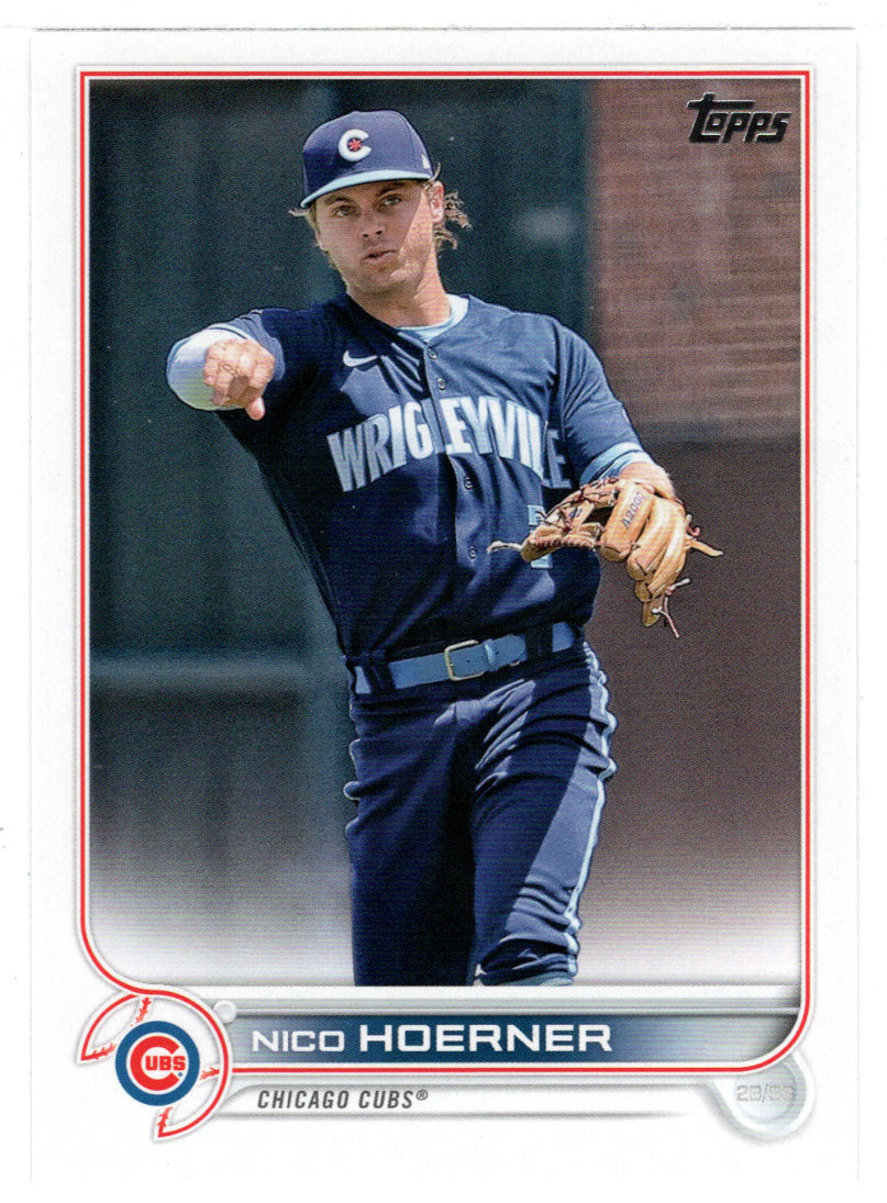 Nico Hoerner - Chicago Cubs (MLB Baseball Card) 2022 Topps # 490 Mint