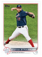 Stephen Strasburg - Washington Nationals (MLB Baseball Card) 2022 Topps # 492 Mint