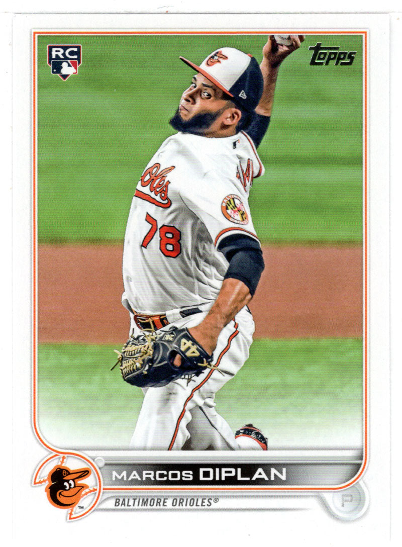 Marcos Diplan RC - Baltimore Orioles (MLB Baseball Card) 2022 Topps # 517 Mint