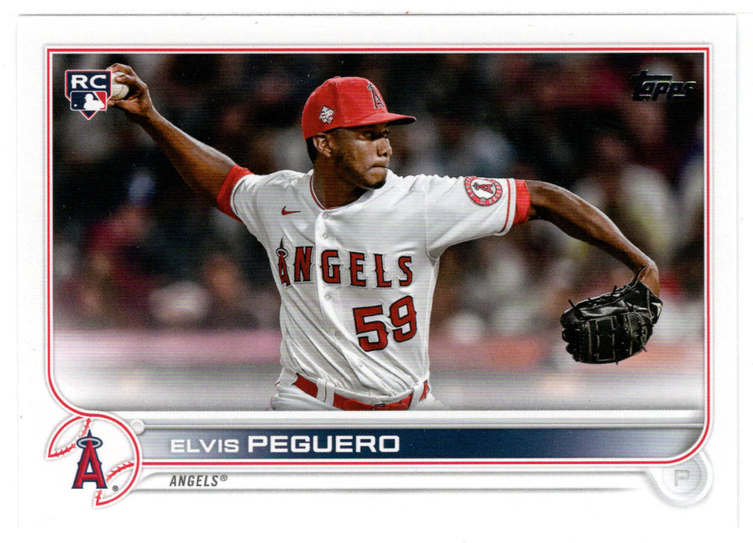 Elvis Peguero RC - Los Angeles Angels (MLB Baseball Card) 2022 Topps # 541 Mint