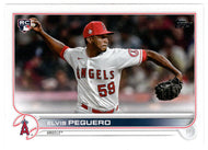 Elvis Peguero RC - Los Angeles Angels (MLB Baseball Card) 2022 Topps # 541 Mint