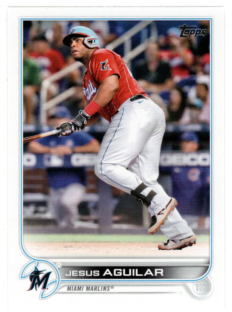 Jesus Aguilar - Miami Marlins (MLB Baseball Card) 2022 Topps # 560 Mint
