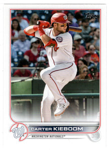 Carter Kieboom - Washington Nationals (MLB Baseball Card) 2022 Topps # 580 Mint