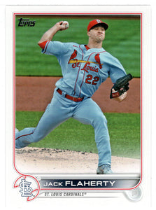 Jack Flaherty - St. Louis Cardinals (MLB Baseball Card) 2022 Topps # 588 Mint