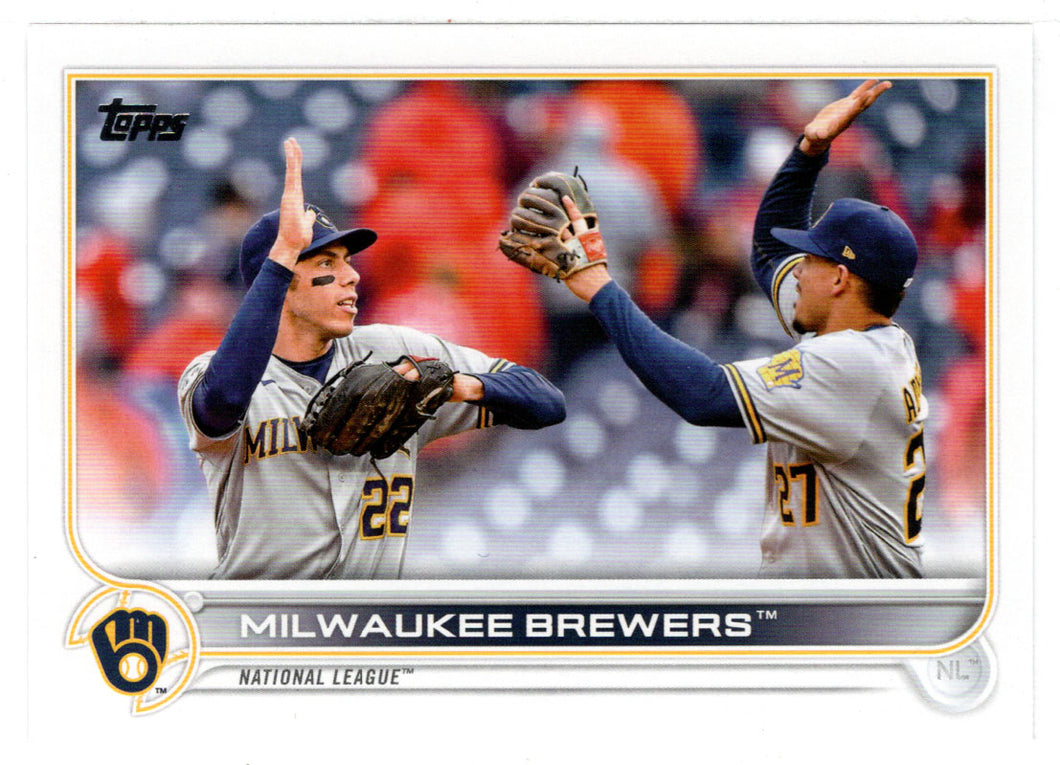 Milwaukee Brewers - Team Stats (MLB Baseball Card) 2022 Topps # 597 Mint