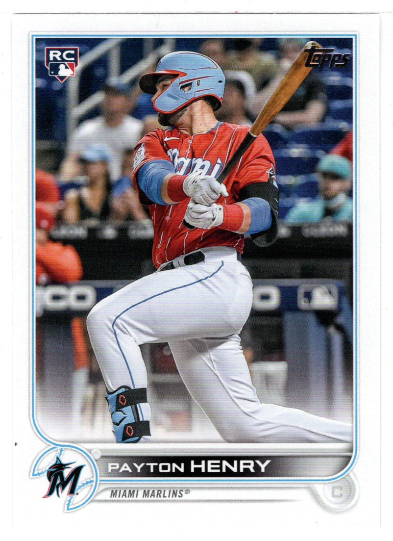 Payton Henry RC - Miami Marlins (MLB Baseball Card) 2022 Topps # 611 Mint