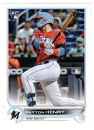 Payton Henry RC - Miami Marlins (MLB Baseball Card) 2022 Topps # 611 Mint