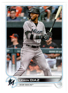 Lewin Diaz - Miami Marlins (MLB Baseball Card) 2022 Topps # 613 Mint