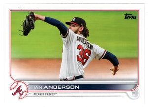 Ian Anderson - Atlanta Braves (MLB Baseball Card) 2022 Topps # 615 Mint