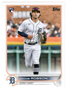 Jacob Robson RC - Detroit Tigers (MLB Baseball Card) 2022 Topps # 623 Mint