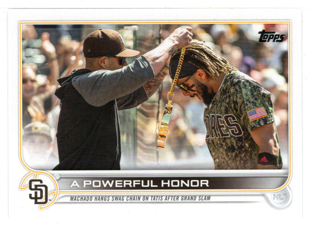 Manny Machado - Fernando Tatis Jr. - San Diego Padres - A Powerful Honor (MLB Baseball Card) 2022 Topps # 648 Mint