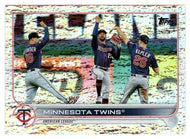 Minnesota Twins 144/390 - Team Stats - Rainbow Foil (MLB Baseball Card) 2022 Topps # 435 Mint