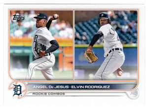 Elvin Rodriguez RC - Angel De Jesus RC - Detroit Tigers - Rookie Combos (MLB Baseball Card) 2022 Topps Update # US-162 Mint