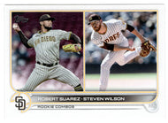 Robert Suarez RC - Steven Wilson RC - San Diego Padres - Rookie Combos (MLB Baseball Card) 2022 Topps Update # US-239 Mint