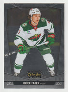 Brock Faber - Minnesota Wild (NHL Hockey Card) 2024-25 O-Pee-Chee Platinum # 82 Mint