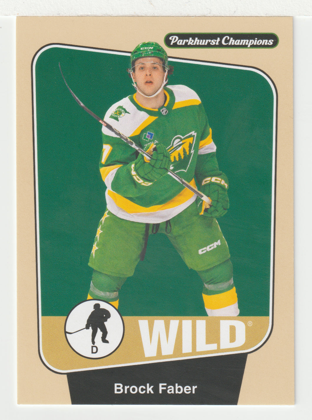Brock Faber - Minnesota Wild (NHL Hockey Card) 2024-25 Parkhurst Champions # 7 Mint