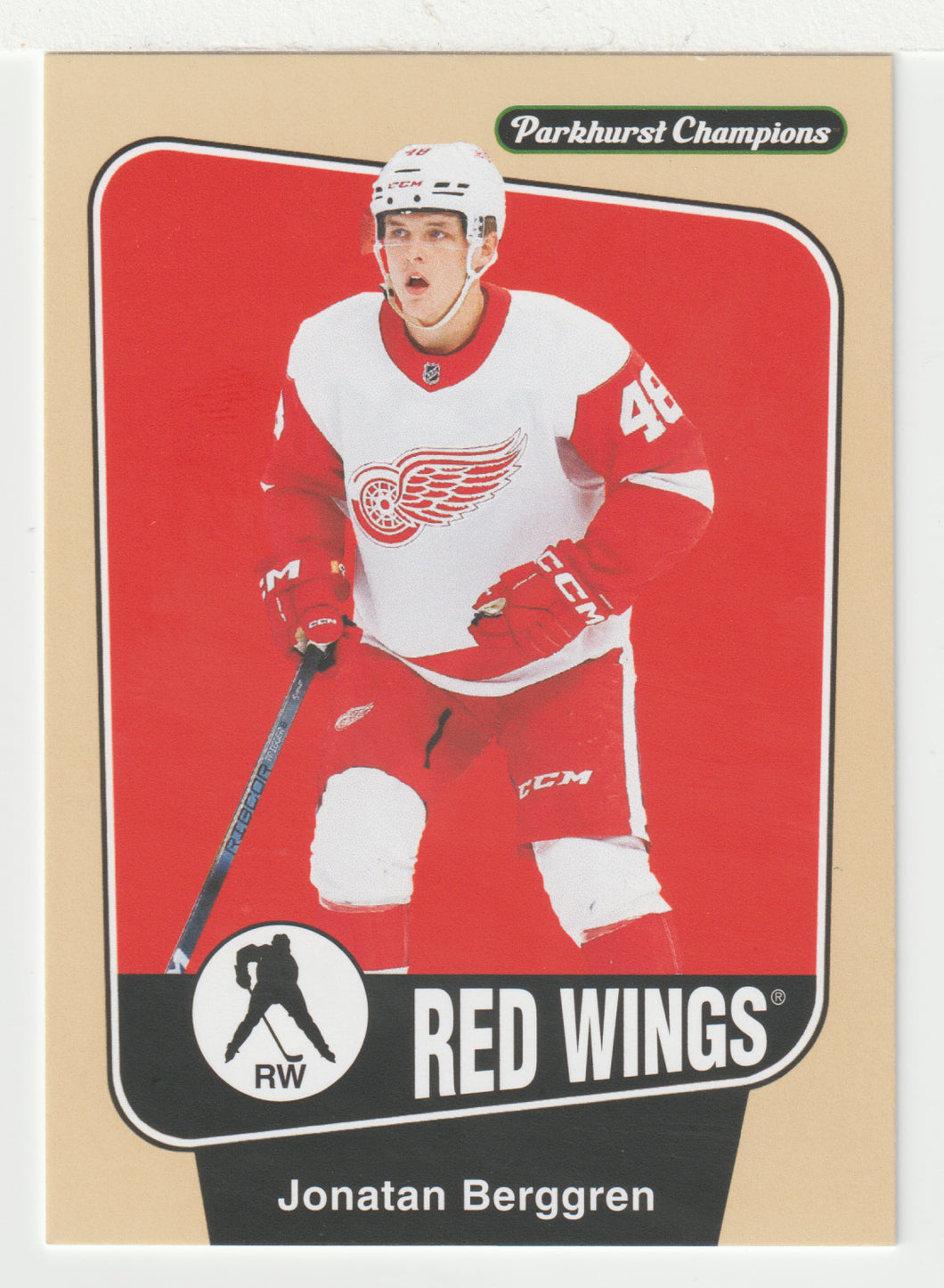 Jonatan Berggren - Detroit Red Wings (NHL Hockey Card) 2024-25 Parkhurst Champions # 13 Mint
